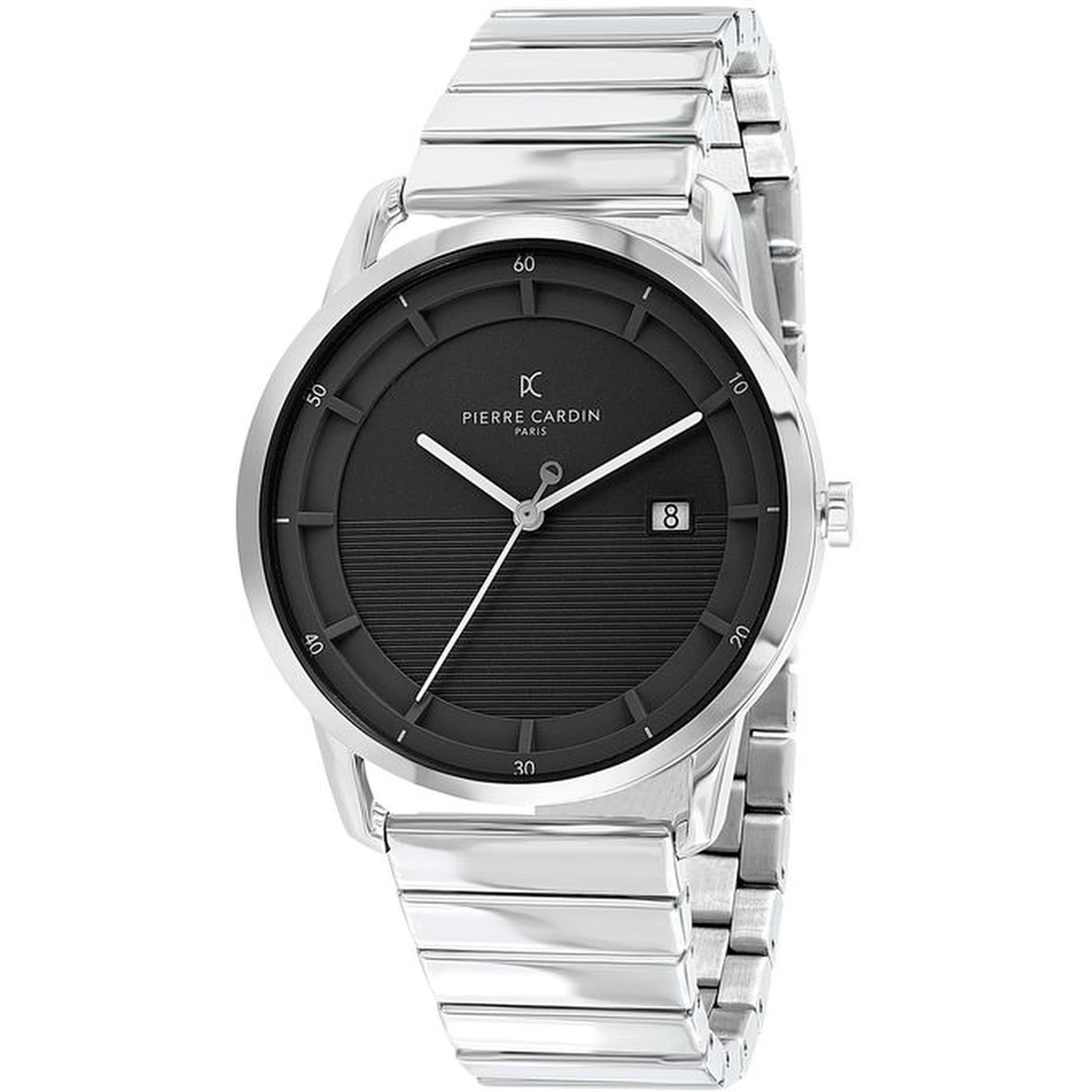 Gray Stainless Steel Dress Watch