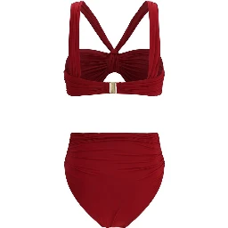 Bordeaux Polyester Bikini