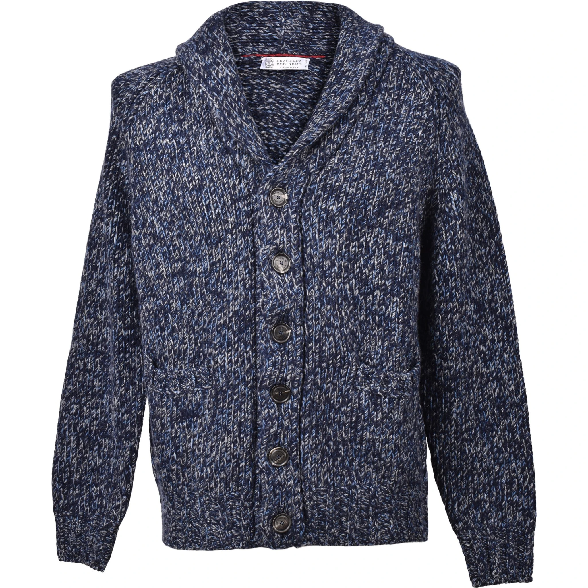 Blue Wool Cardigan