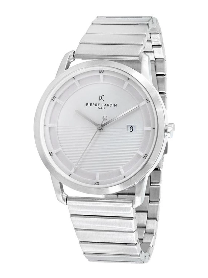 Gray Stainless Steel Dress Watch