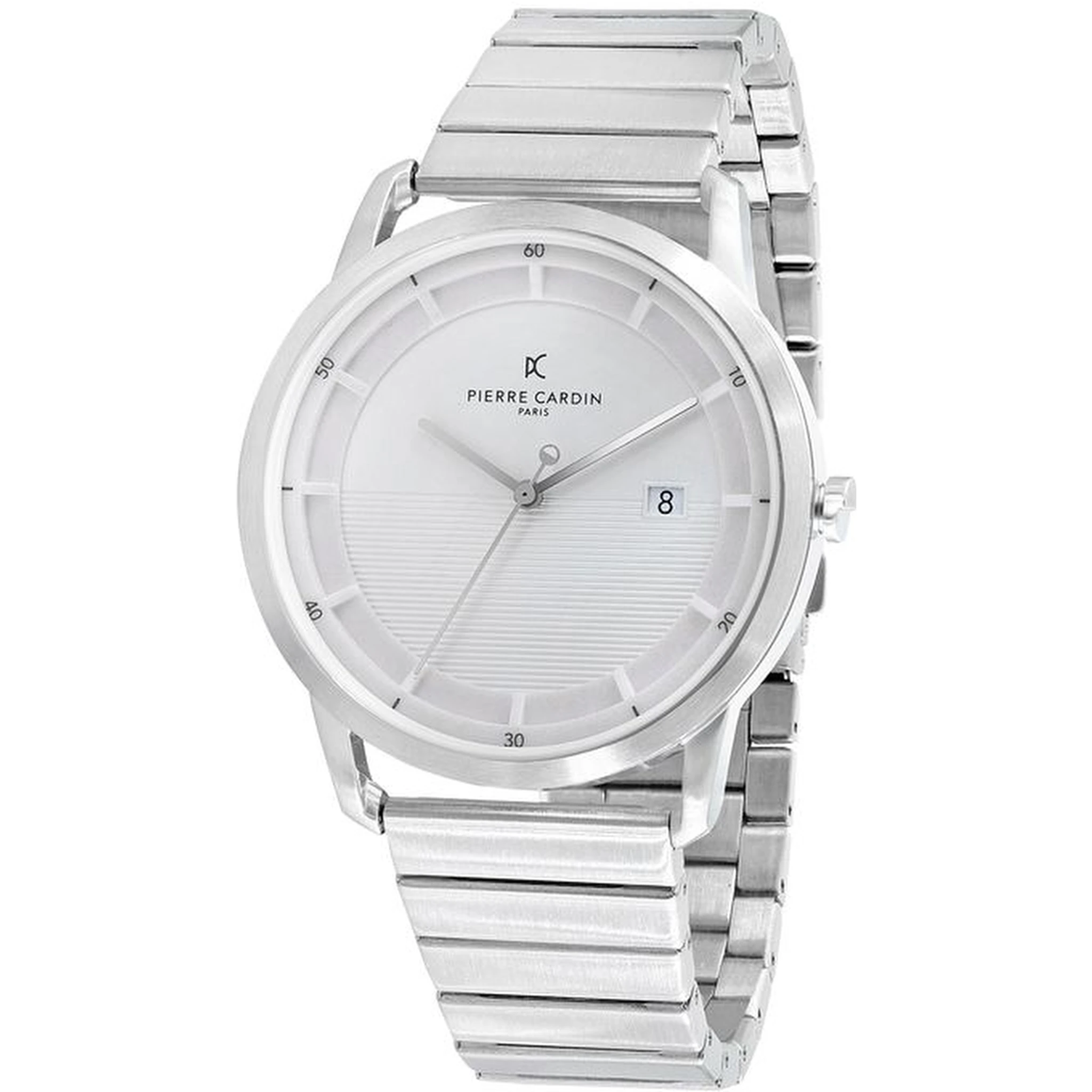 Gray Stainless Steel Dress Watch