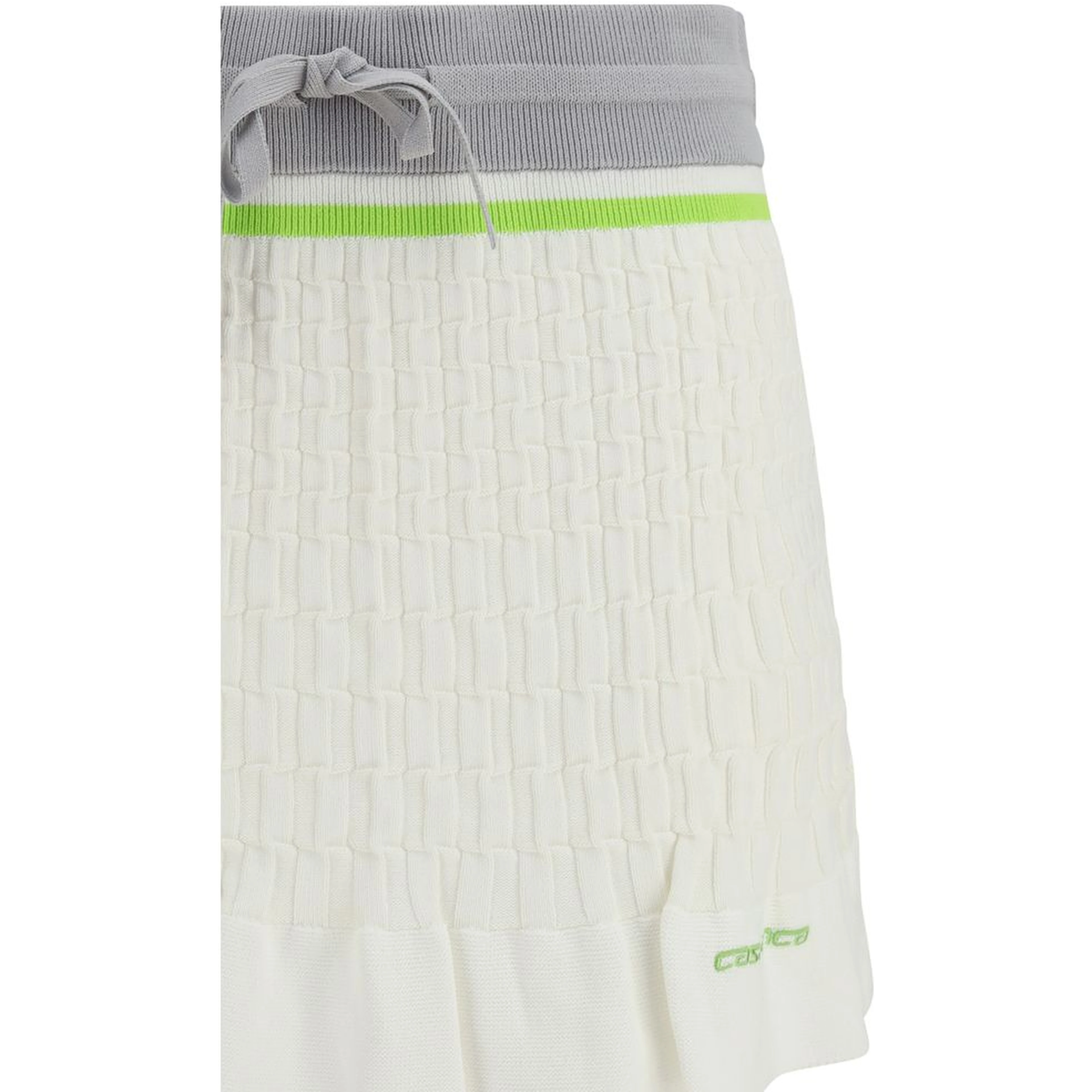 White Cotton Mini Skirt