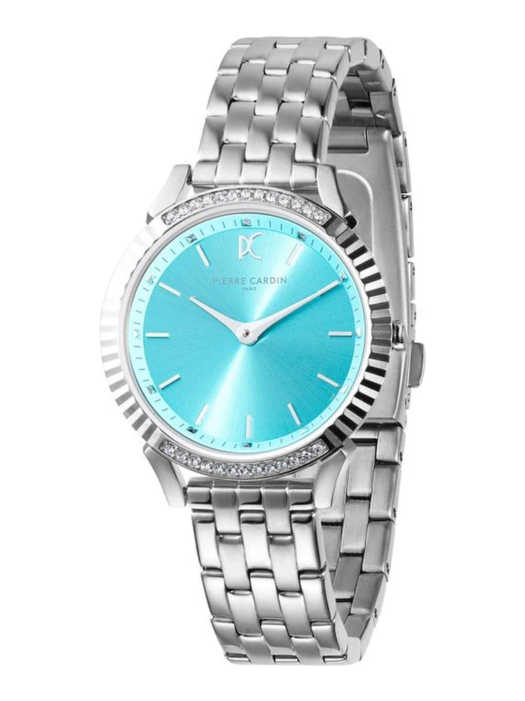 Gray Stainless Steel Bracelet Watch