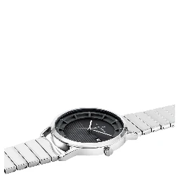 Gray Stainless Steel Dress Watch
