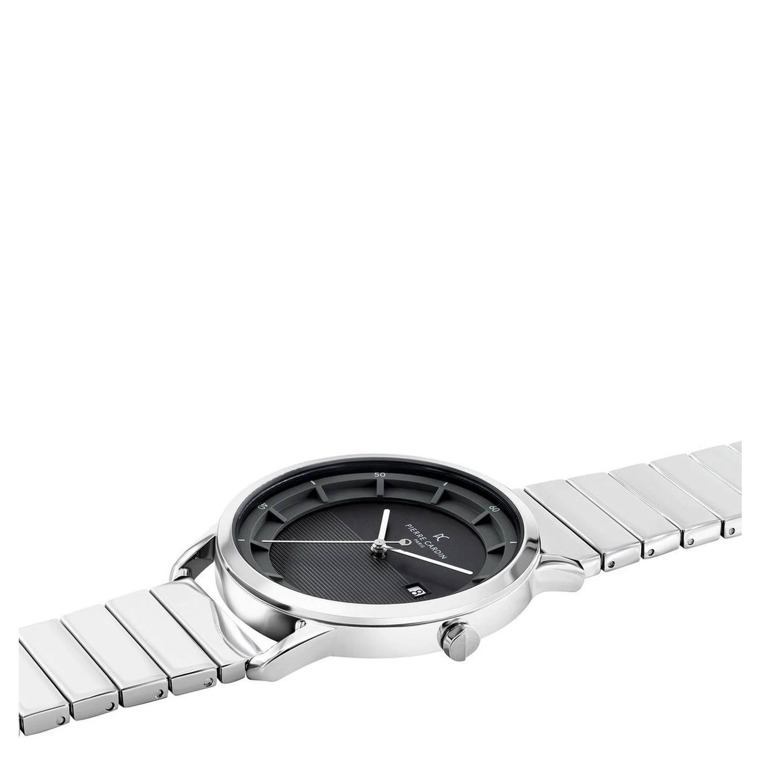Gray Stainless Steel Dress Watch