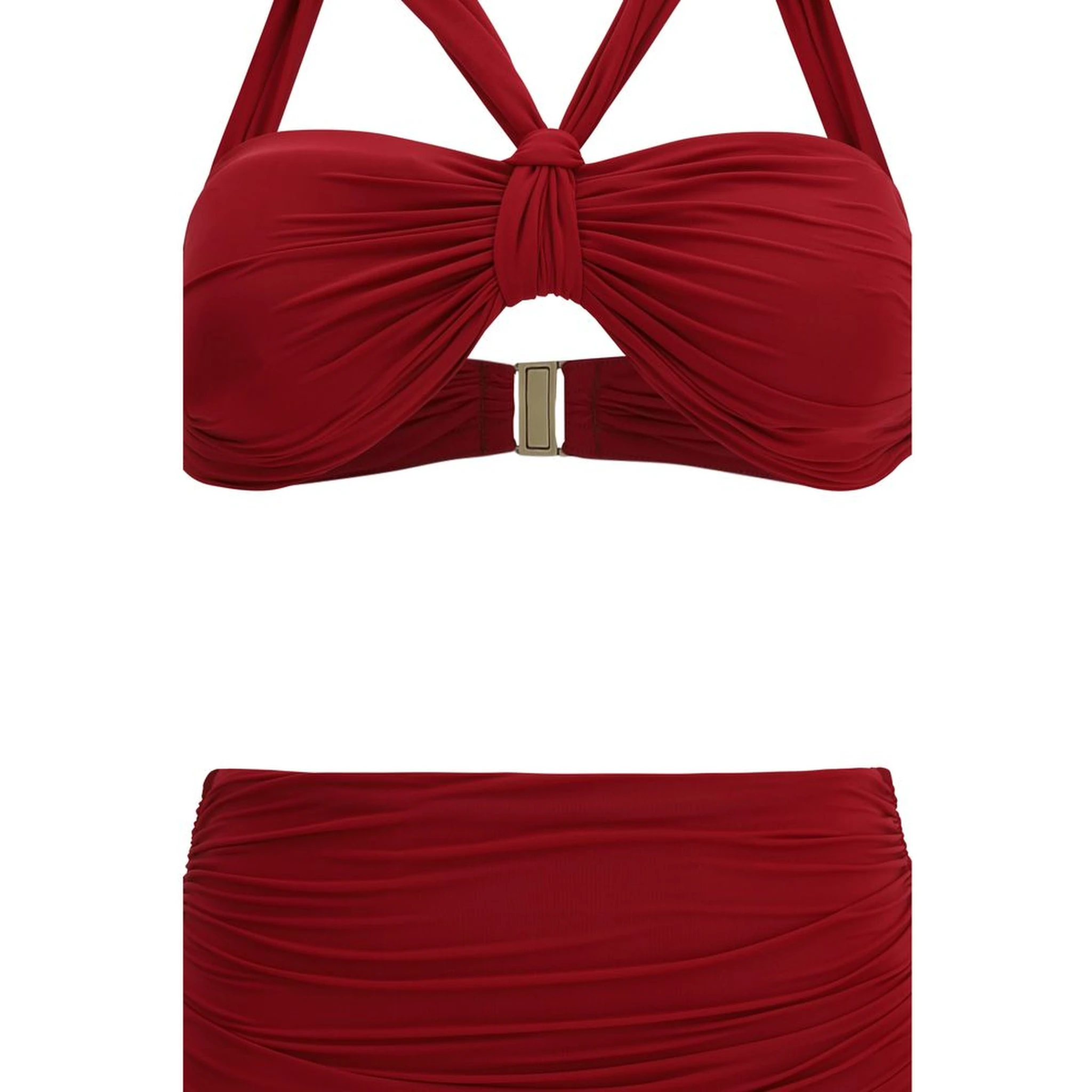 Bordeaux Polyester Bikini