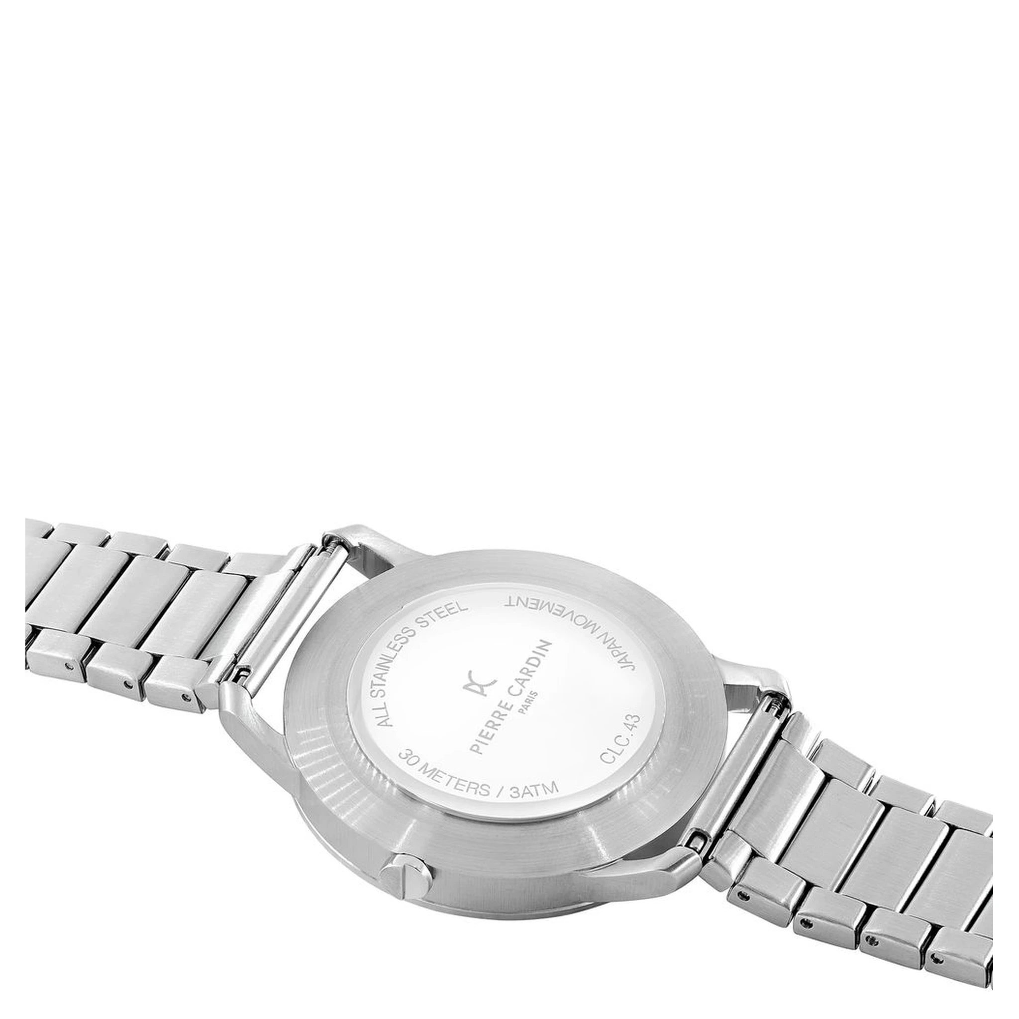 Gray Stainless Steel Dress Watch