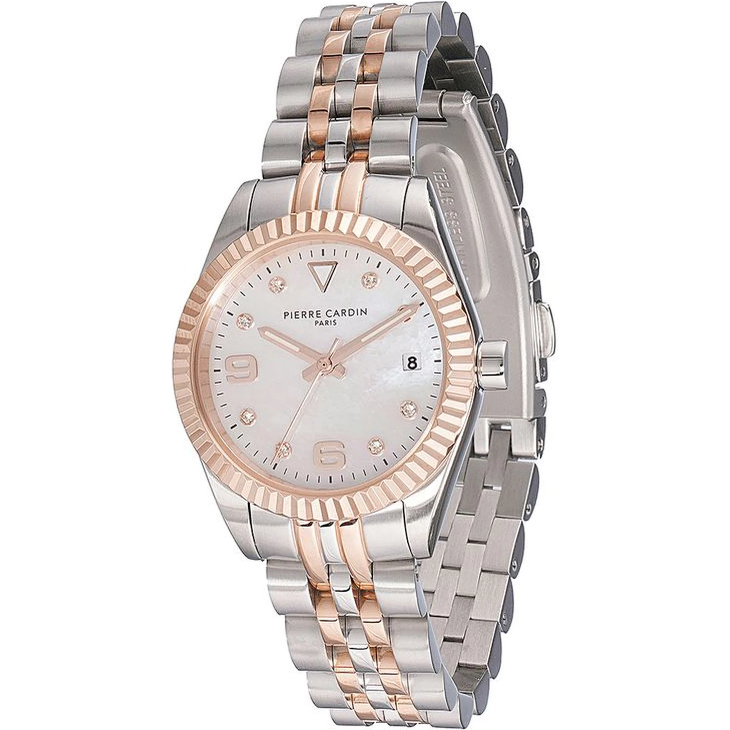 Gray Stainless Steel Dress Watch
