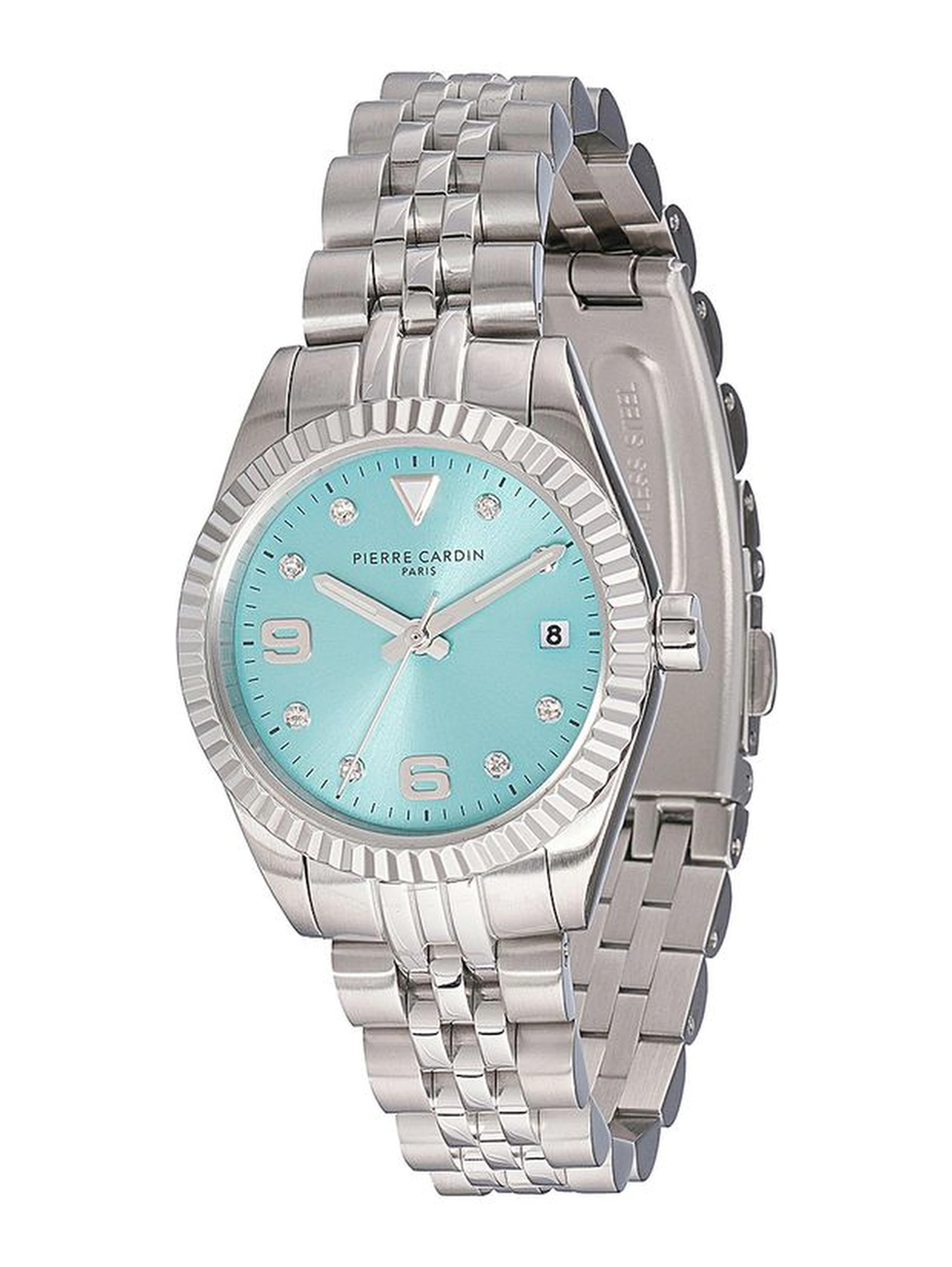 Gray Stainless Steel Dress Watch