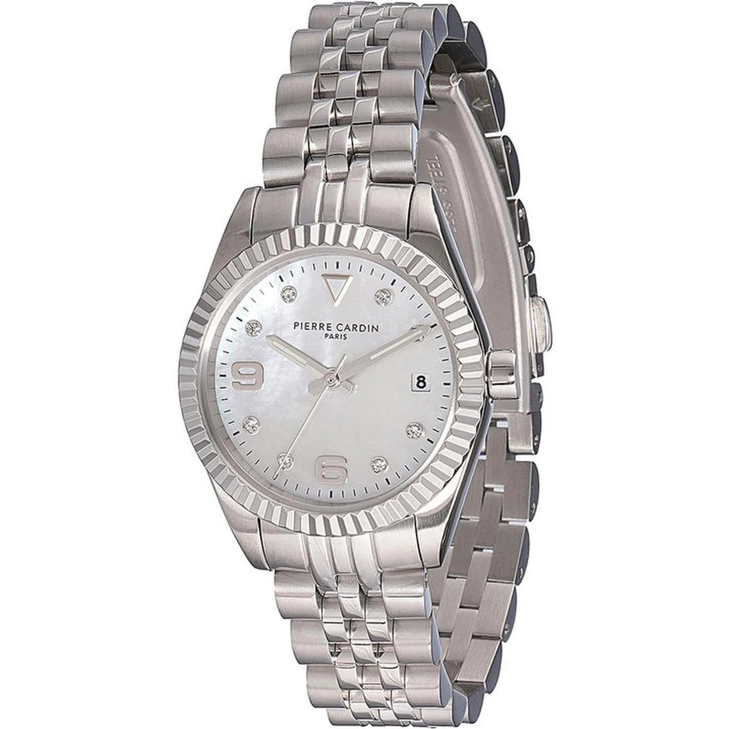 Gray Stainless Steel Dress Watch