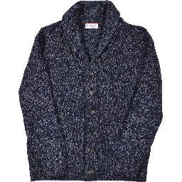 Blue Wool Cardigan