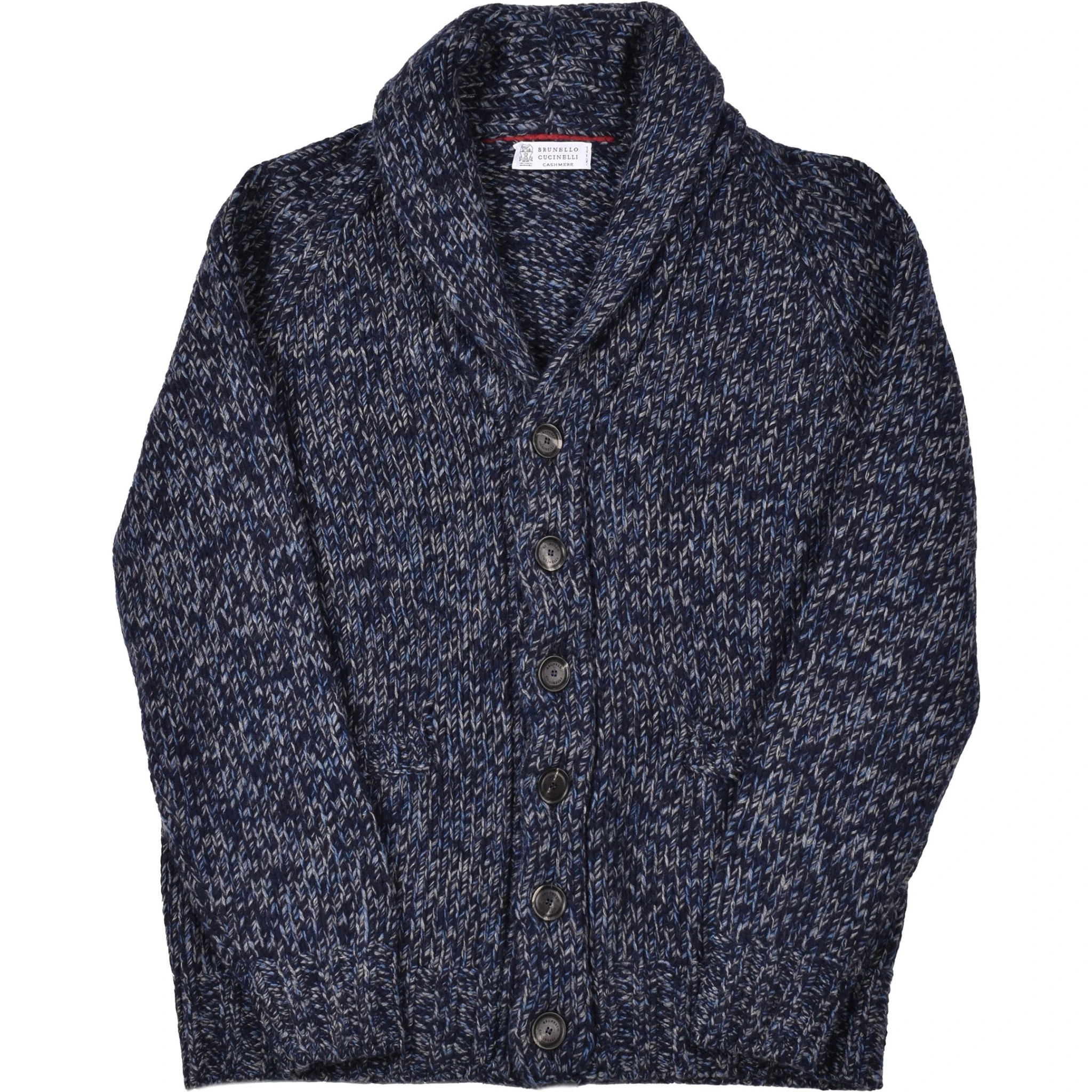 Blue Wool Cardigan