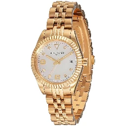 Gold Stainless Steel Bracelet Watch