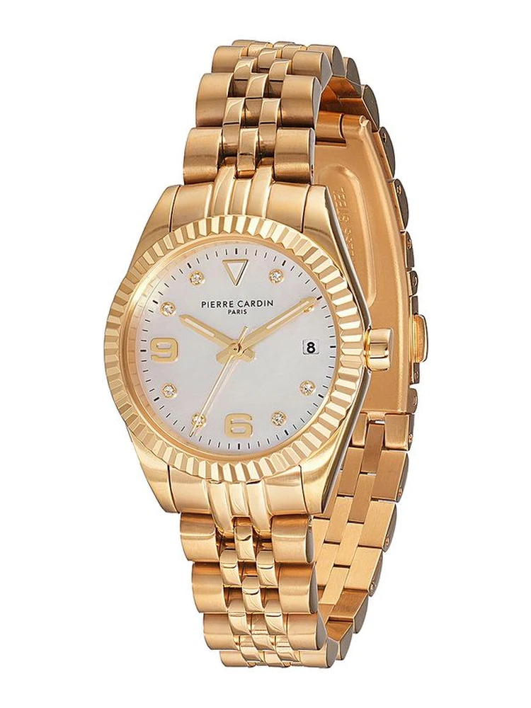 Gold Stainless Steel Bracelet Watch