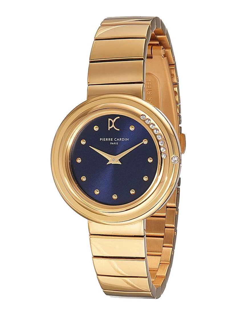 Gold Stainless Steel Dress Watch