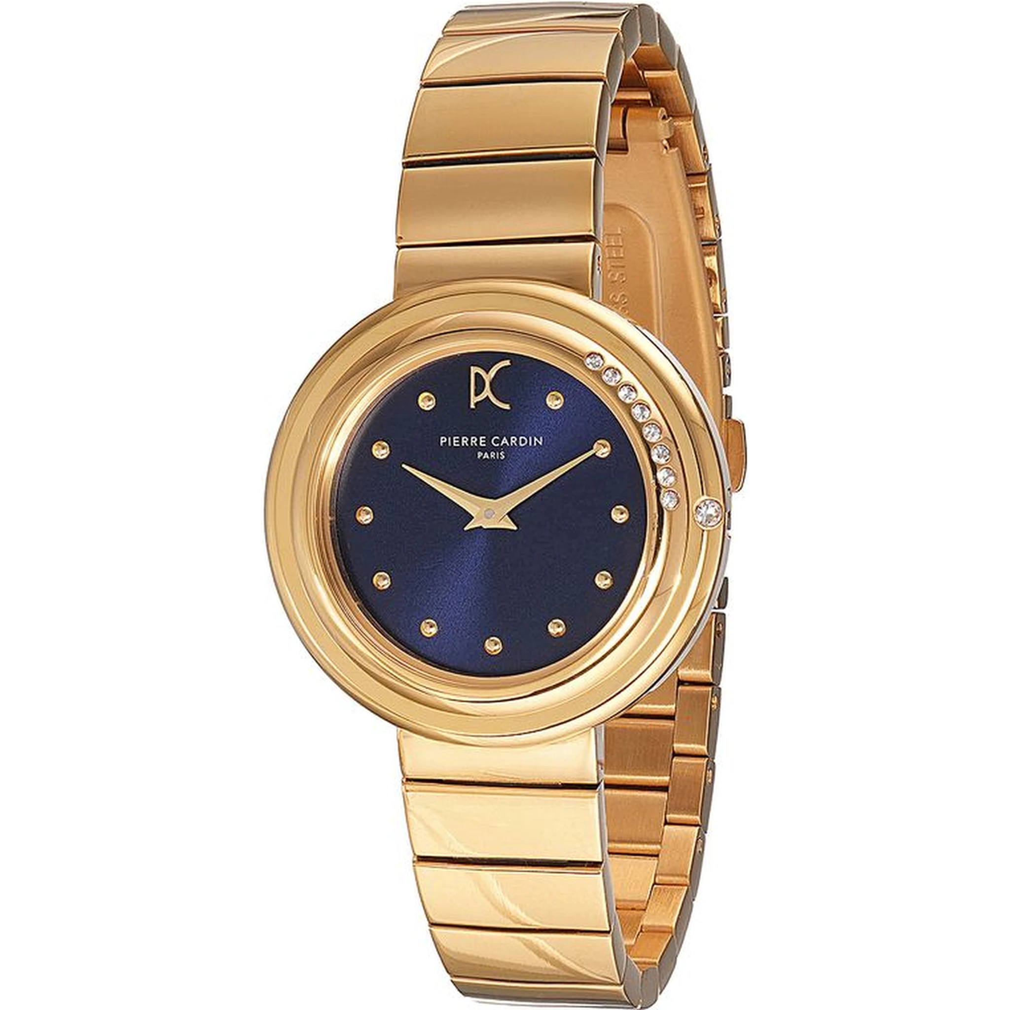 Gold Stainless Steel Dress Watch