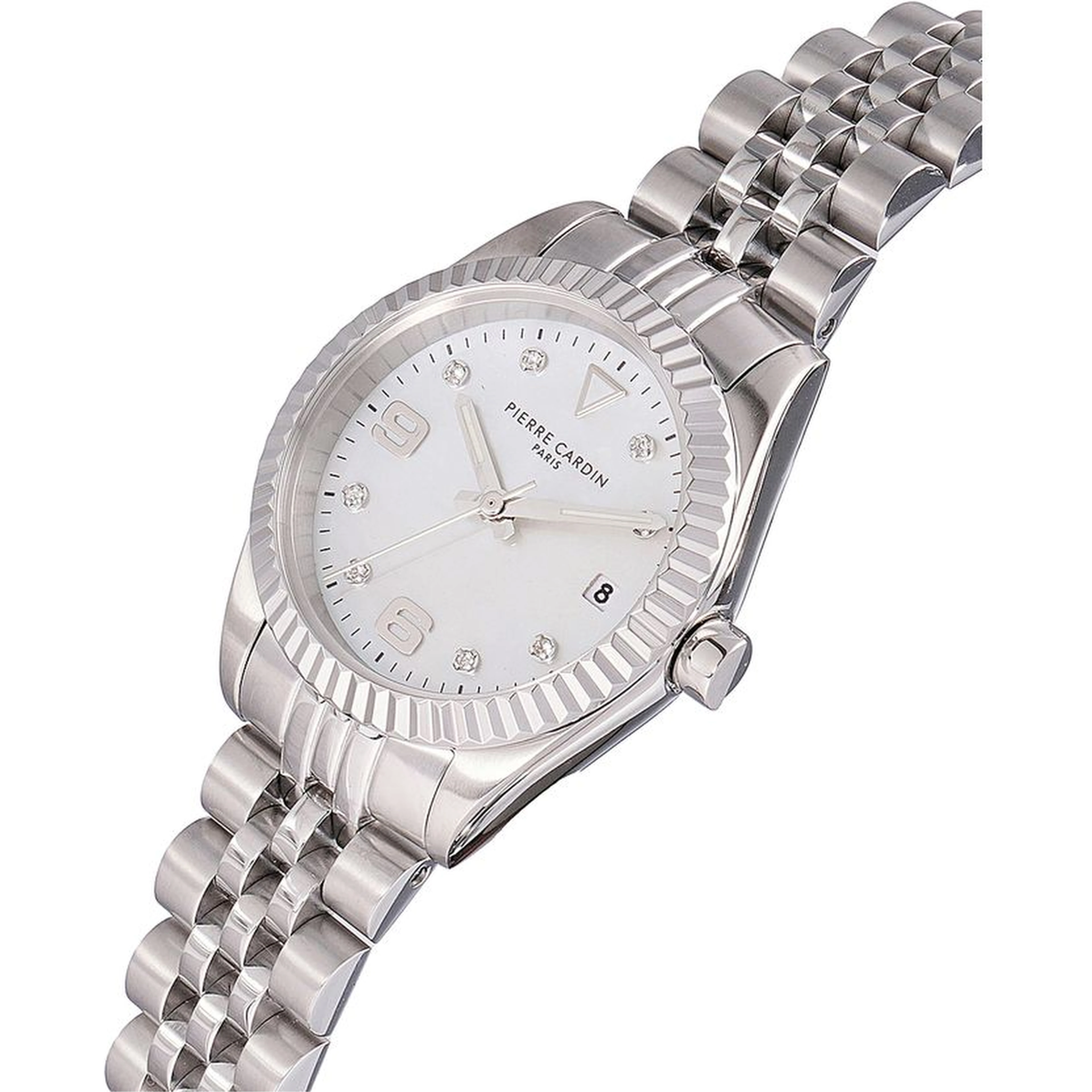 Gray Stainless Steel Dress Watch