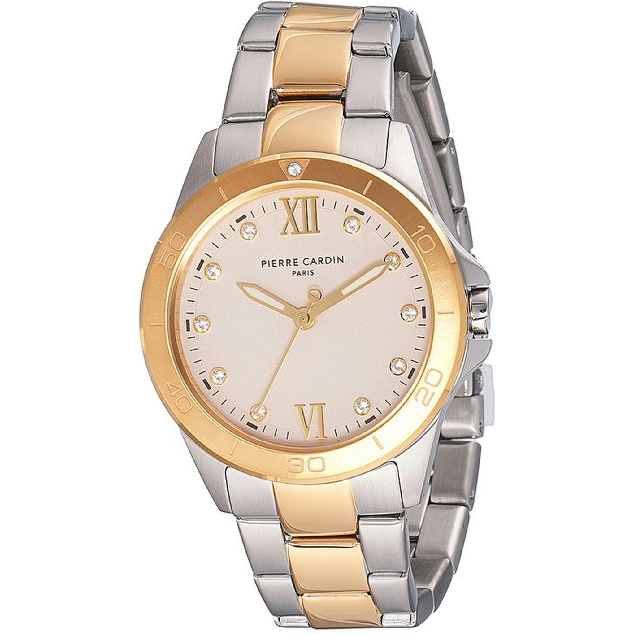 Gold Stainless Steel Dress Watch