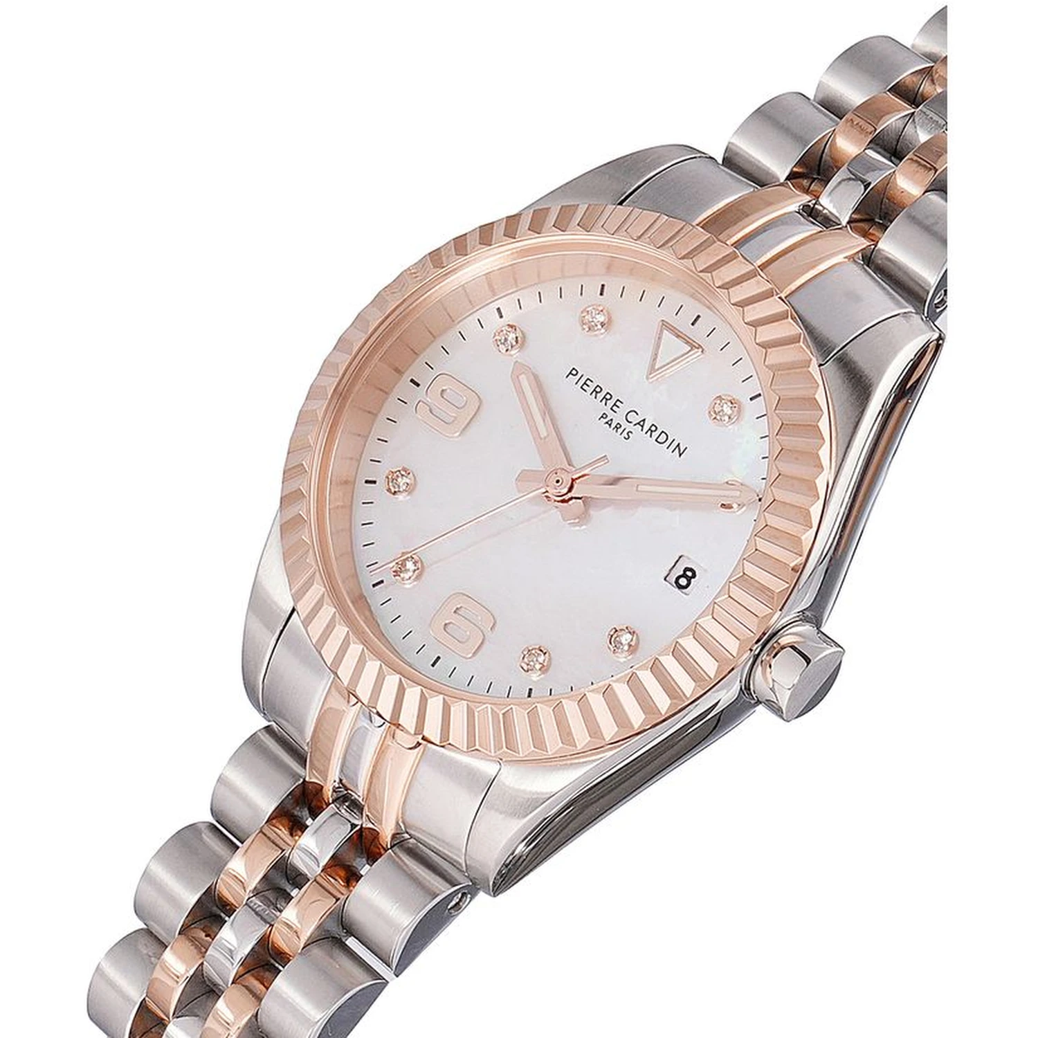Gray Stainless Steel Dress Watch