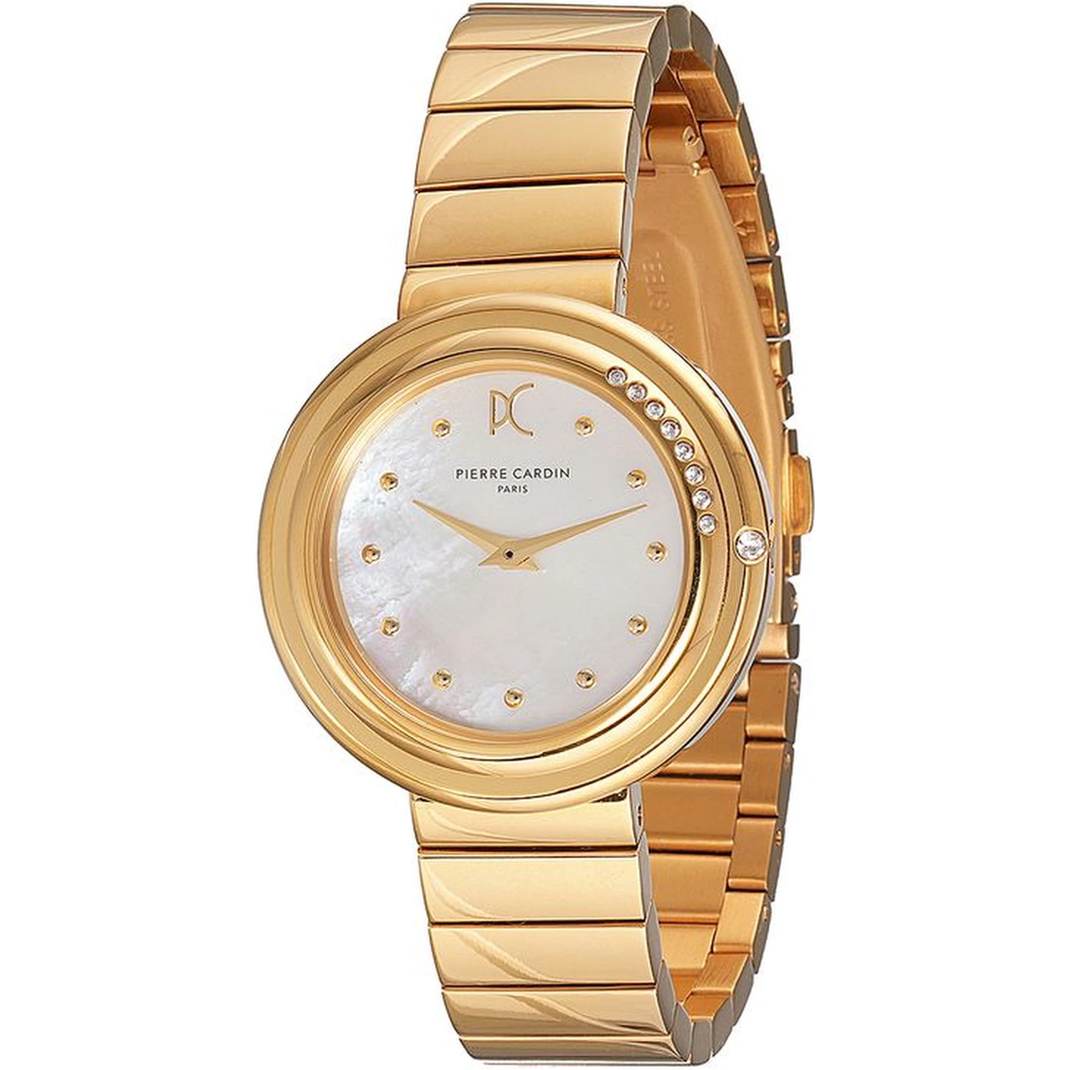 Gold Stainless Steel Dress Watch