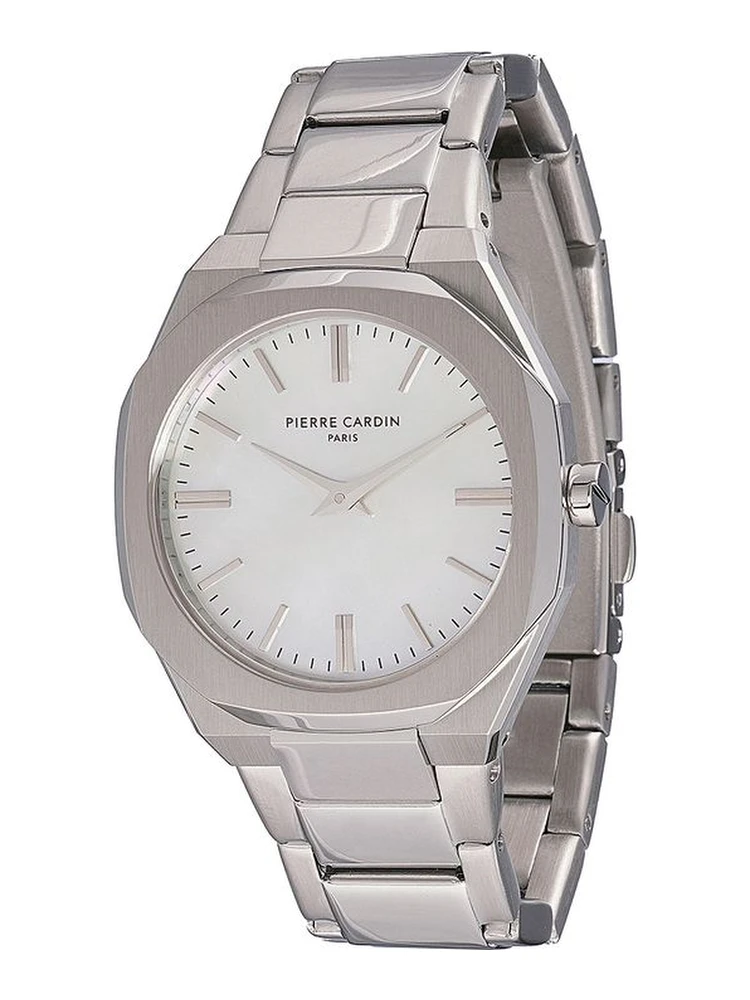 Gray Stainless Steel Dress Watch