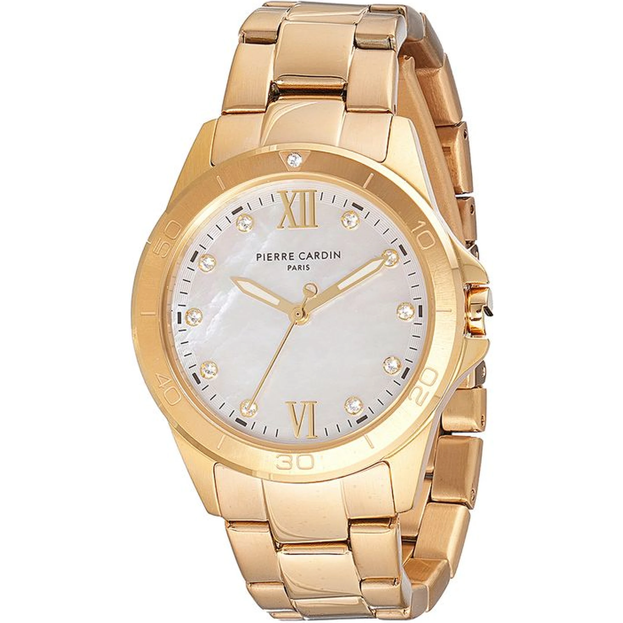 Gold Stainless Steel Dress Watch