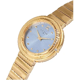 Gold Stainless Steel Dress Watch