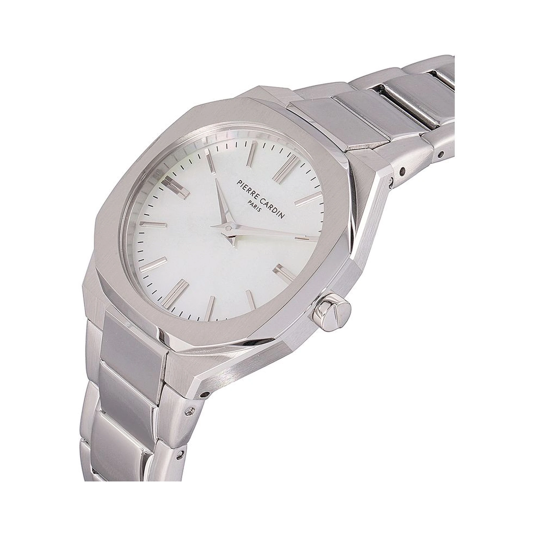 Gray Stainless Steel Dress Watch