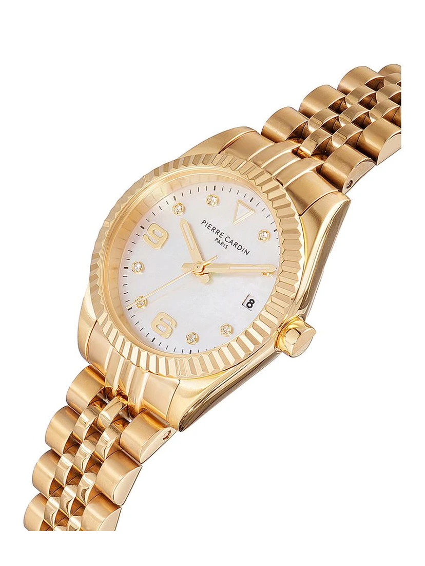 Gold Stainless Steel Bracelet Watch