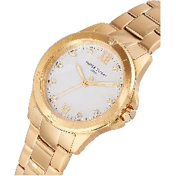 Gold Stainless Steel Dress Watch