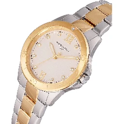 Gold Stainless Steel Dress Watch