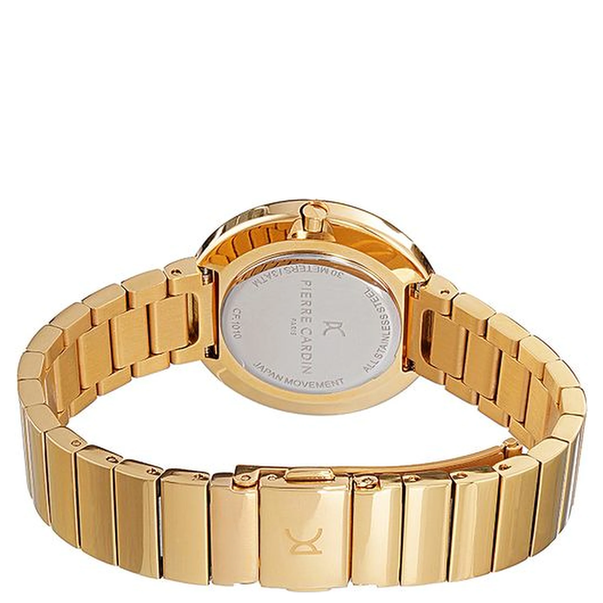 Gold Stainless Steel Dress Watch