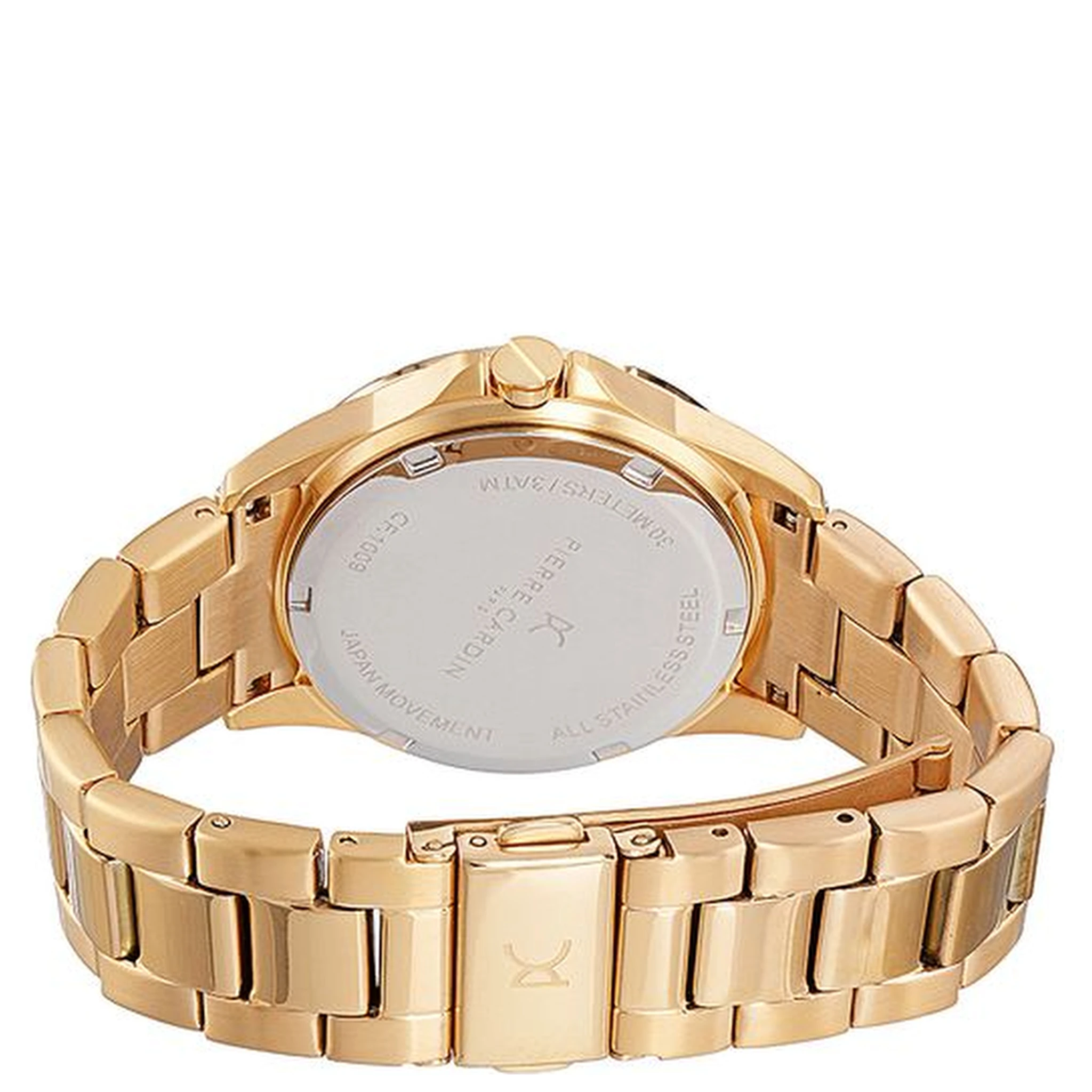 Gold Stainless Steel Dress Watch