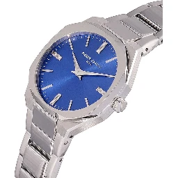 Gray Stainless Steel Dress Watch