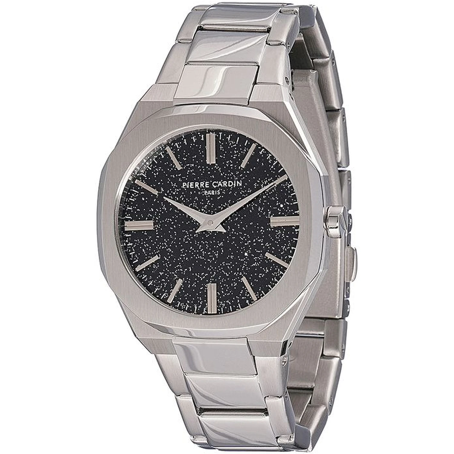 Gray Stainless Steel Dress Watch