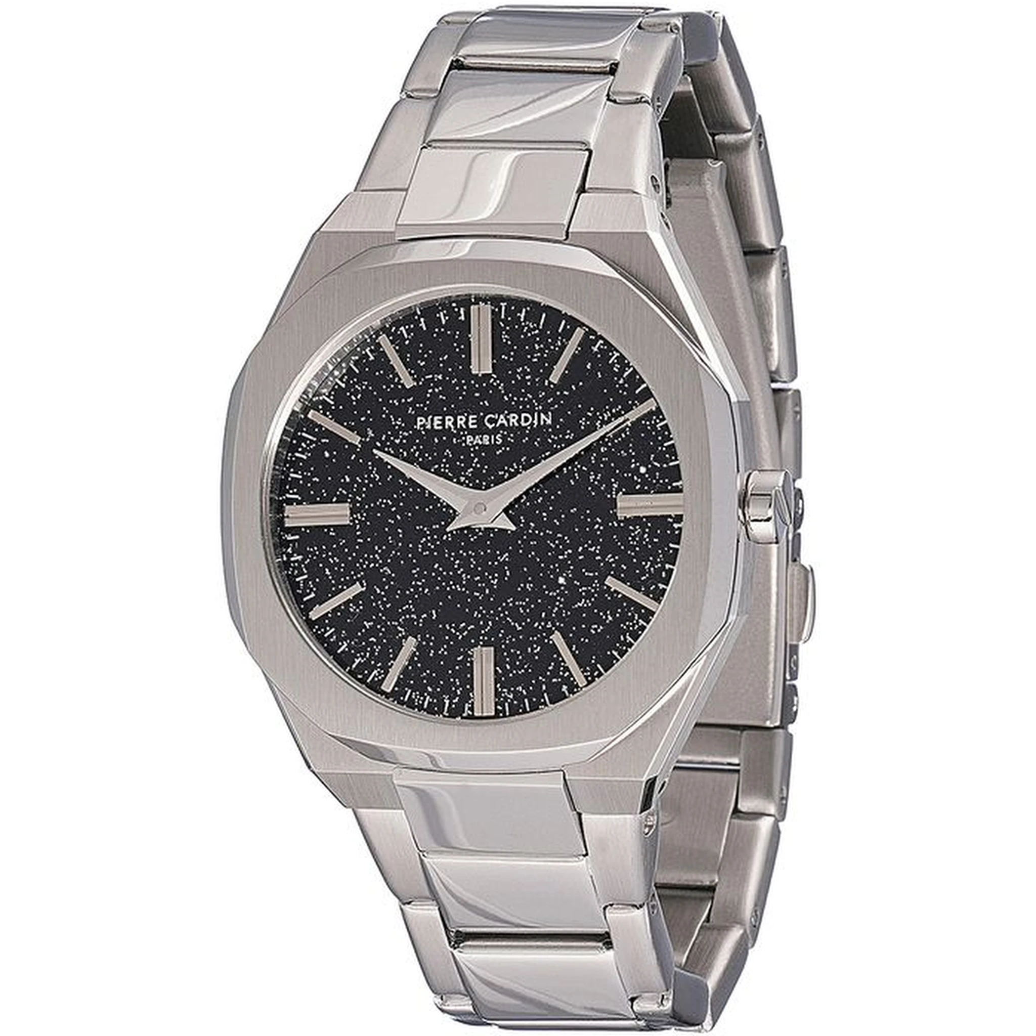 Gray Stainless Steel Dress Watch