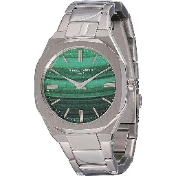Gray Stainless Steel Dress Watch