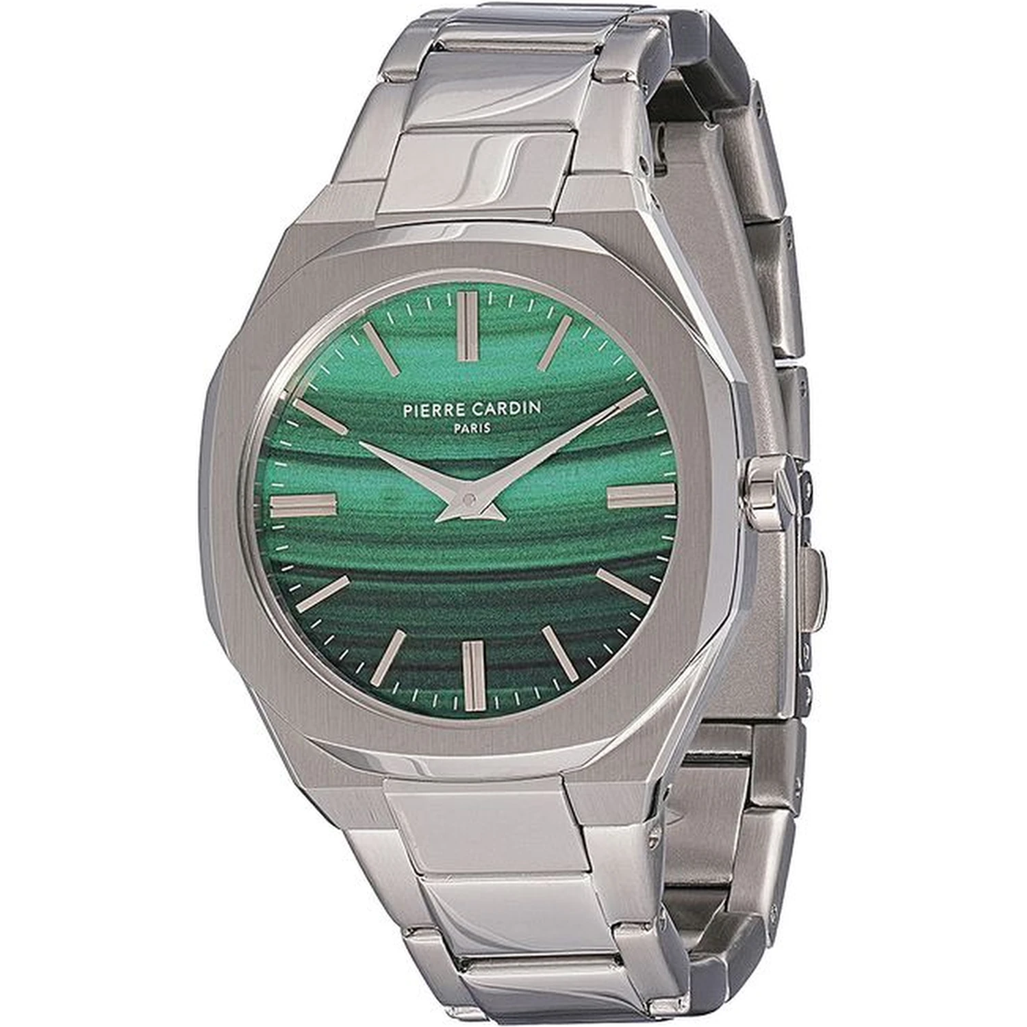 Gray Stainless Steel Dress Watch