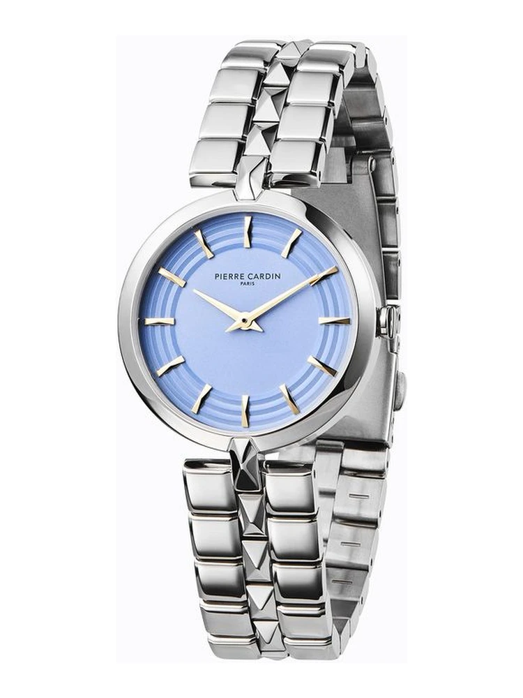 Gray Stainless Steel Dress Watch