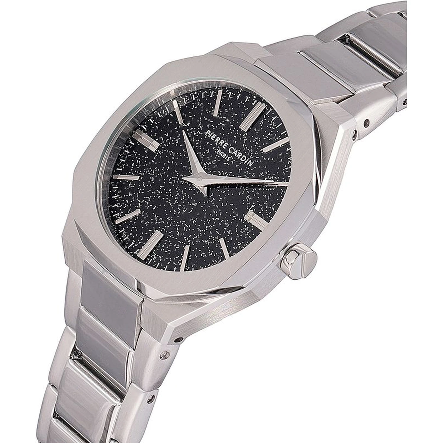 Gray Stainless Steel Dress Watch