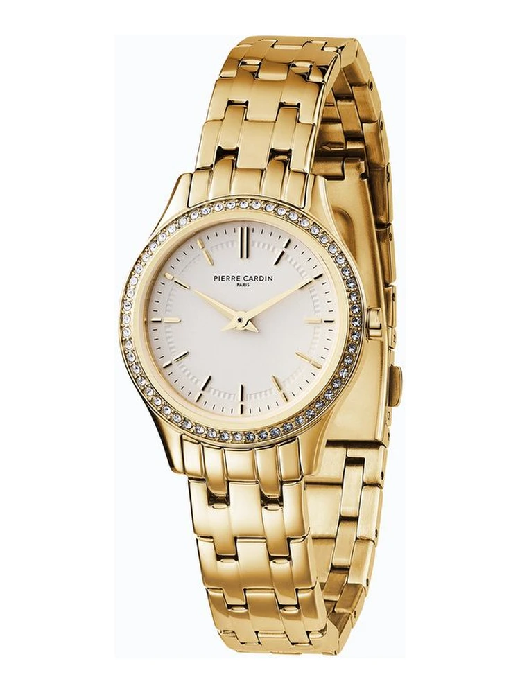 Gold Stainless Steel Dress Watch