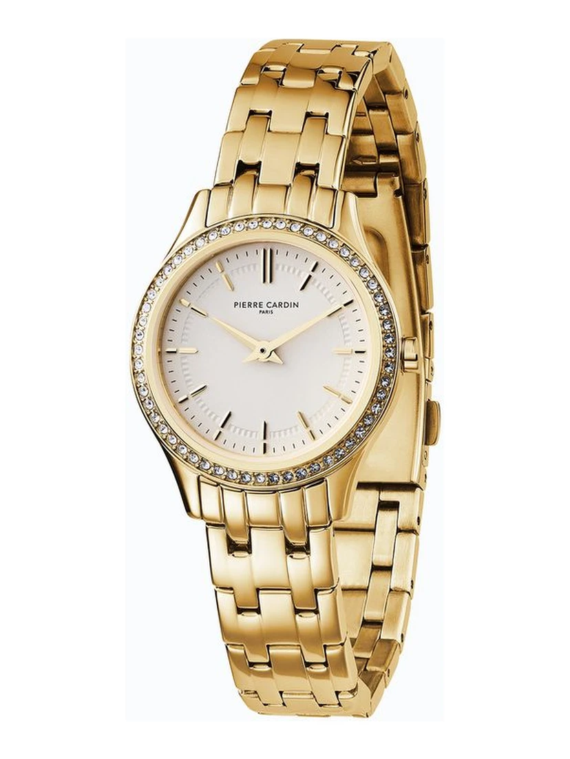 Gold Stainless Steel Dress Watch
