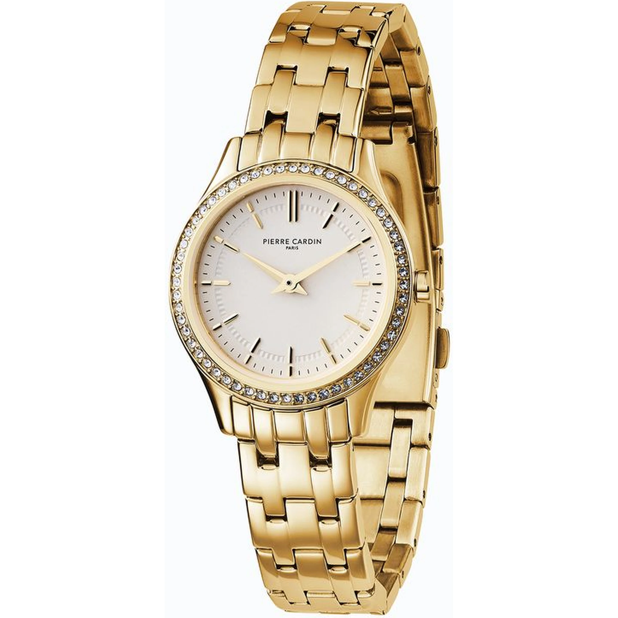 Gold Stainless Steel Dress Watch