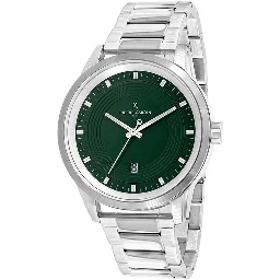 Gray Stainless Steel Dress Watch