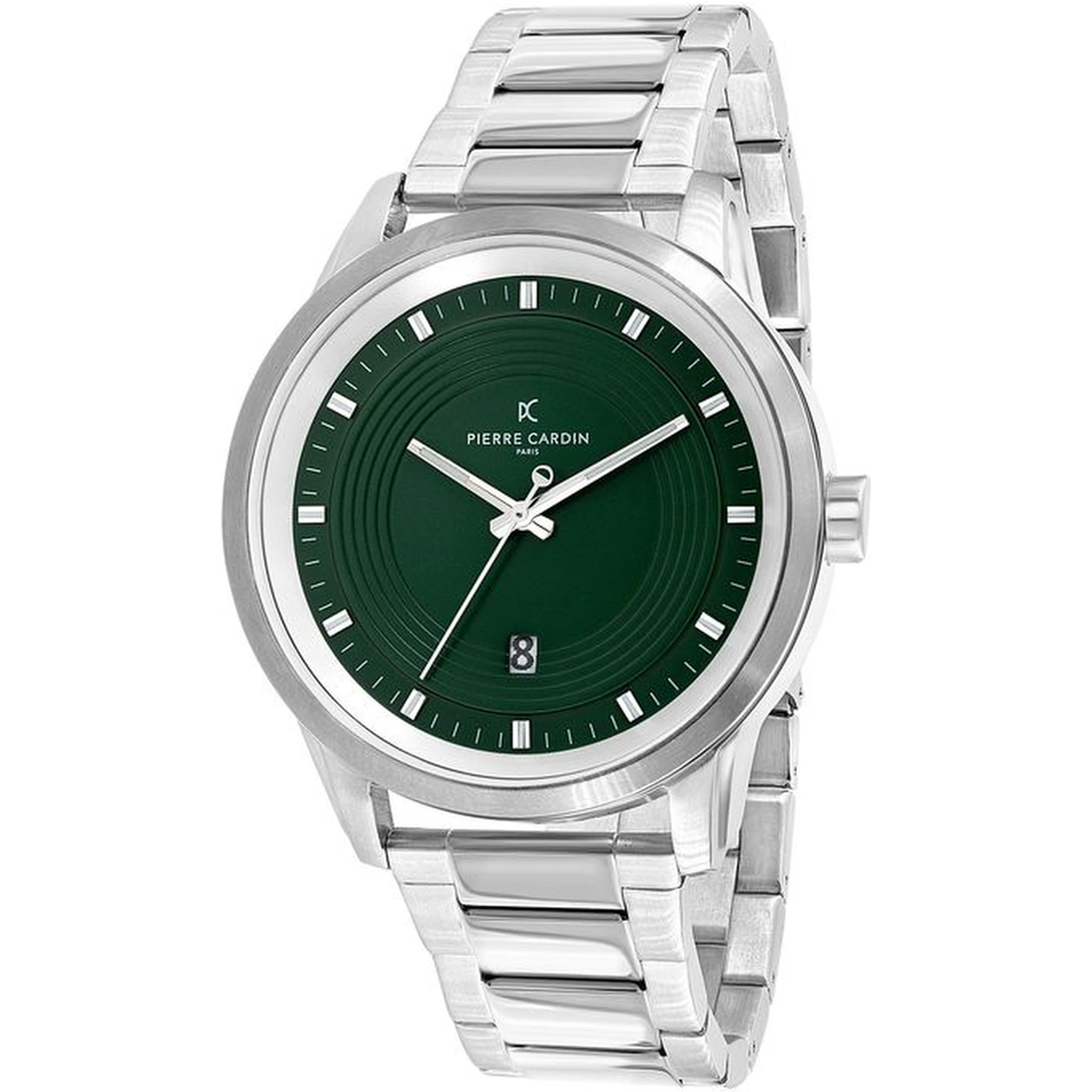 Gray Stainless Steel Dress Watch