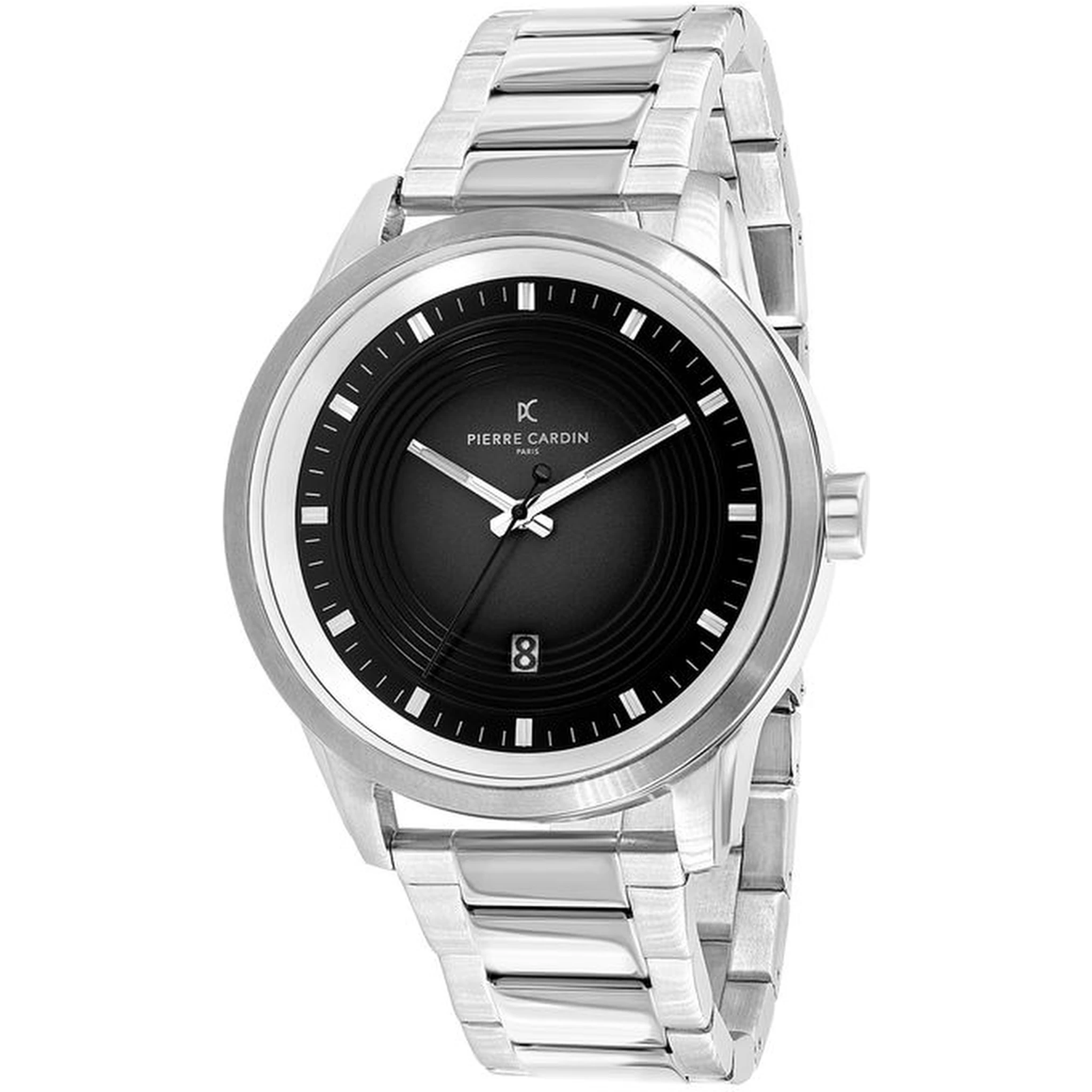 Gray Stainless Steel Dress Watch
