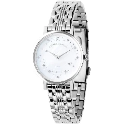 Gray Stainless Steel Dress Watch