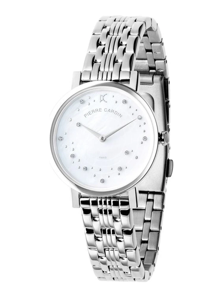 Gray Stainless Steel Dress Watch