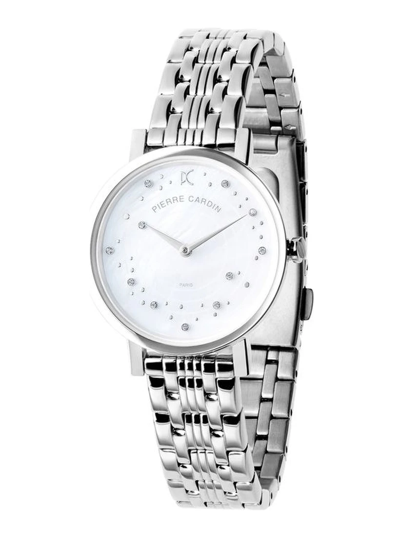 Gray Stainless Steel Dress Watch