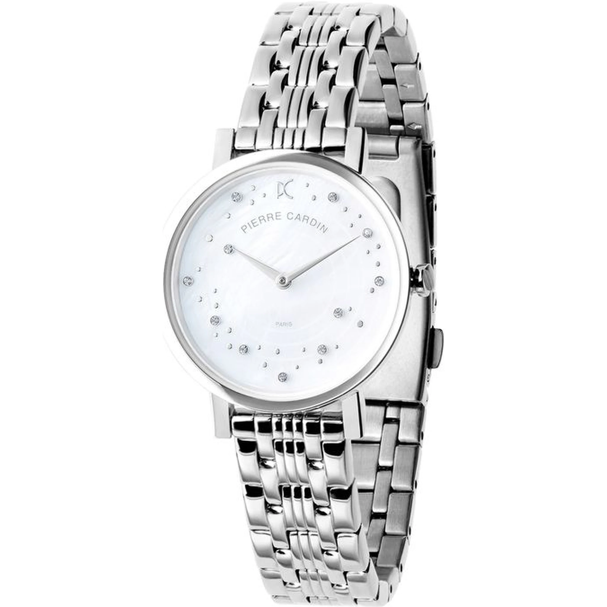 Gray Stainless Steel Dress Watch